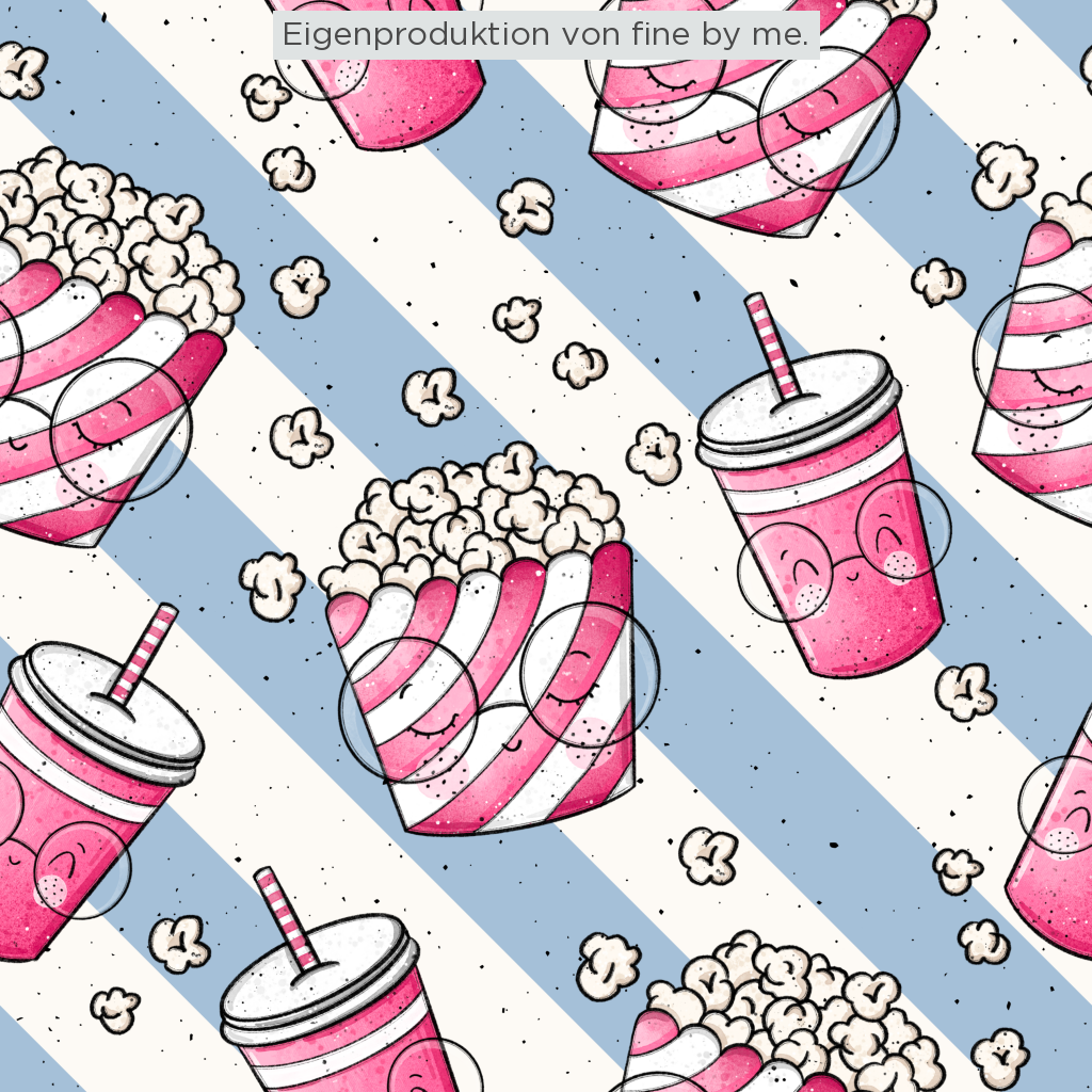 Stoffübersicht „Popcorn Time“