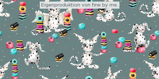 Lagerware: Bio Jersey „Kaubonbons“ exklusive Eigenproduktion Bio Jersey, 95% Baumwolle, 5% Elasthan, 210g/m², Länge: