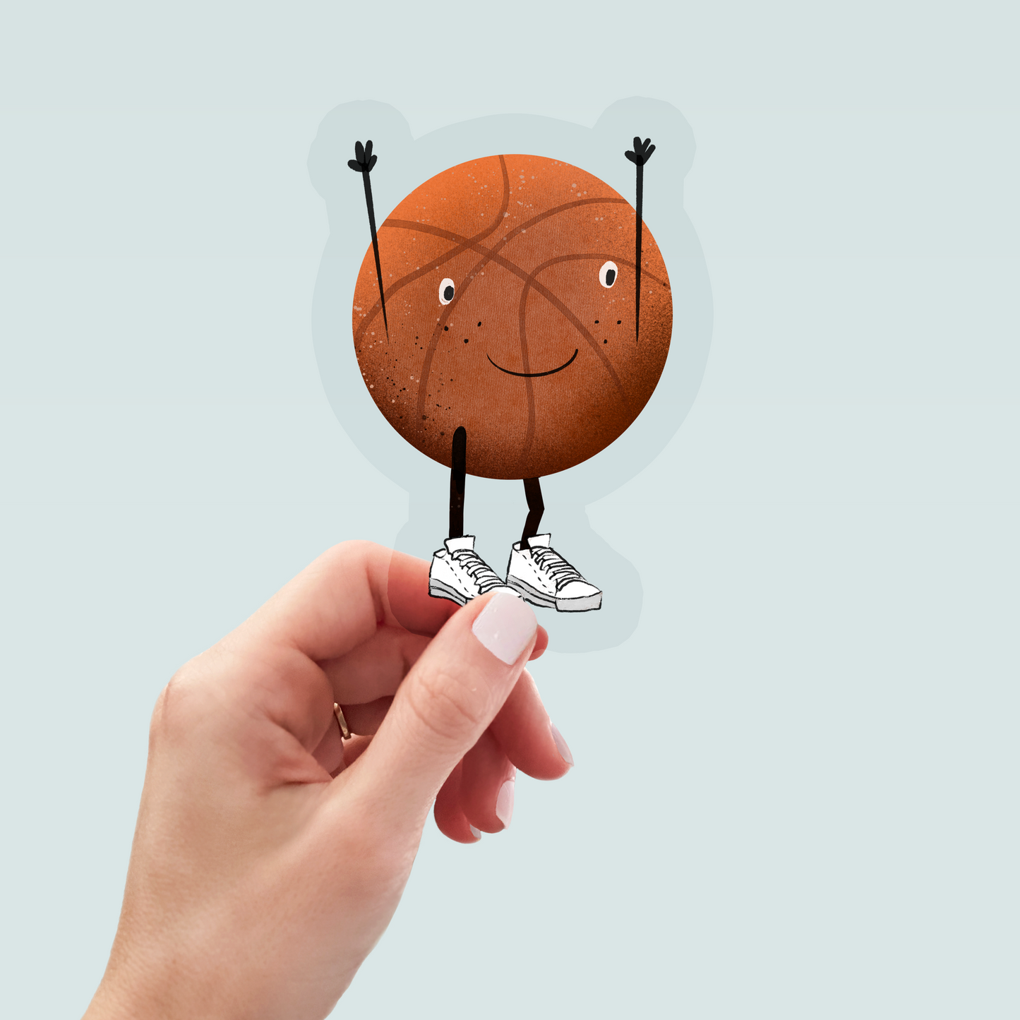 Bügelbild "Basketball" in 6 verschiedenen Größen