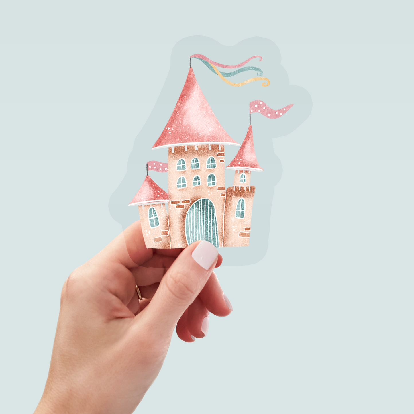 Bügelbild "Fairy Castle" in 6 verschiedenen Größen