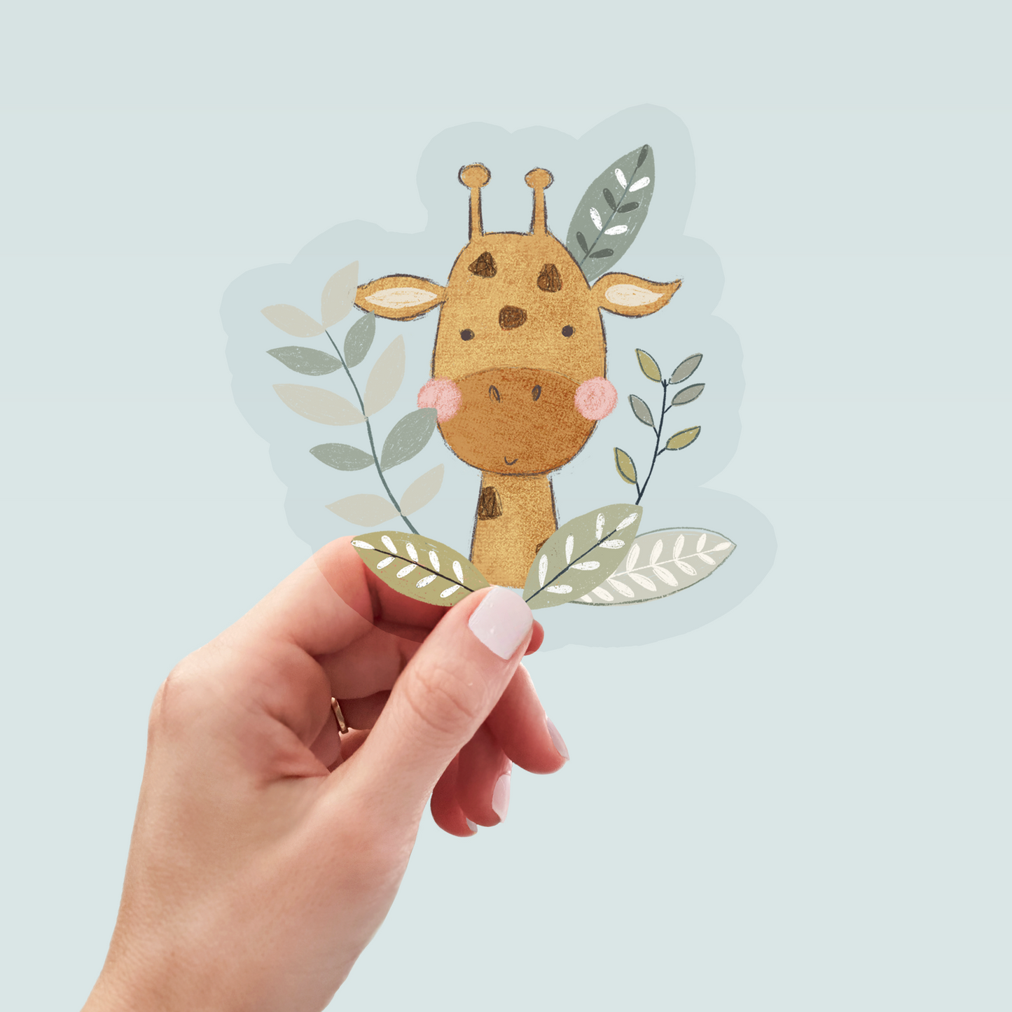 Bügelbild "Jungle Giraffe" in 6 verschiedenen Größen