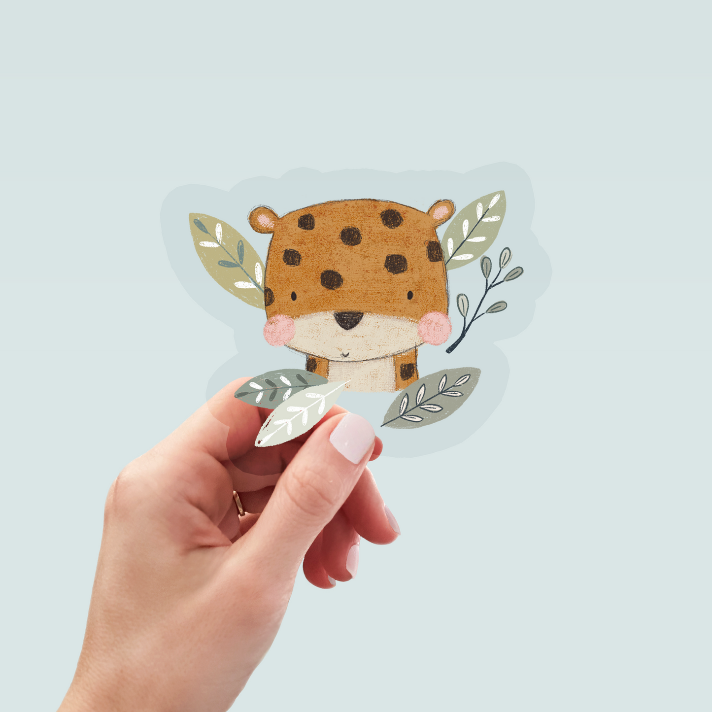 Bügelbild "Jungle Leopard" in 6 verschiedenen Größen