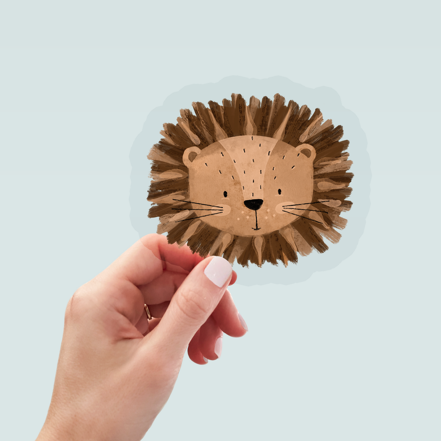 Bügelbild "Leonhard" in 6 verschiedenen Größen