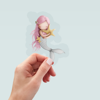 Bügelbild "Little Mermaid" in 6 verschiedenen Größen