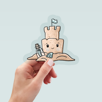 Bügelbild "Sandburg" in 6 verschiedenen Größen