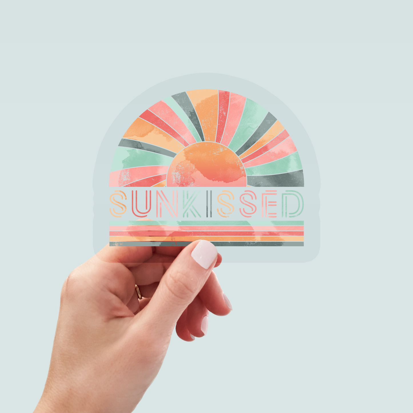 Bügelbild "Sunkissed" in 6 verschiedenen Größen