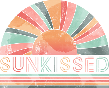 Bügelbild "Sunkissed" in 6 verschiedenen Größen
