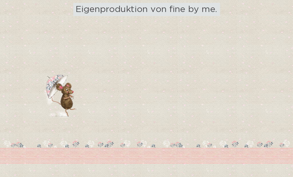Stoffübersicht „Die fröhliche Maus Panel beige“
