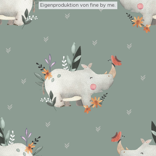 Stoffübersicht „Happy Rhino“
