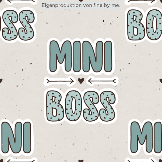 Stoffübersicht „Mini Boss“