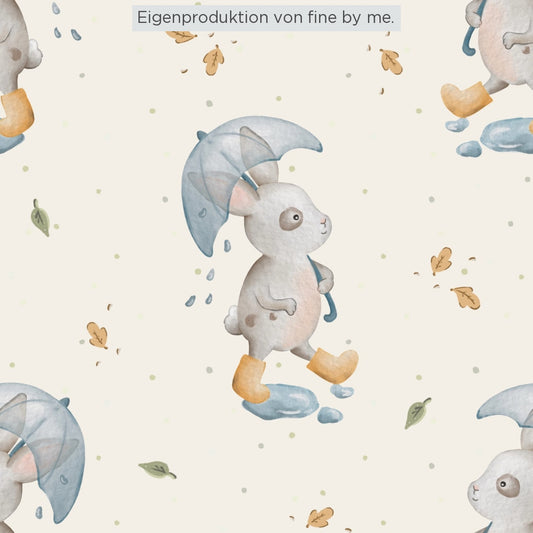 Stoffübersicht „Bunny in the Rain"
