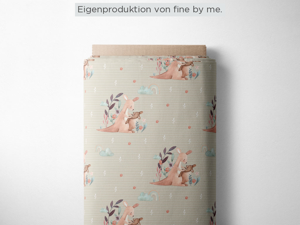 Stoffübersicht „Känguruliebe turtle dove“