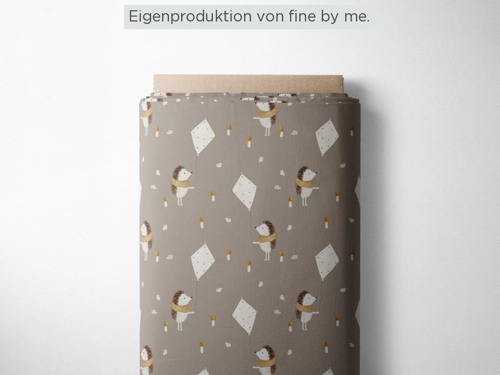 Stoffübersicht „Drachensteigen taupe“