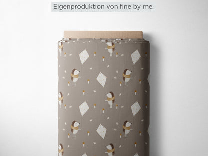 Stoffübersicht „Drachensteigen taupe“