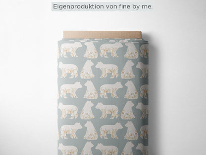 Stoffübersicht „Flowerbear sky“