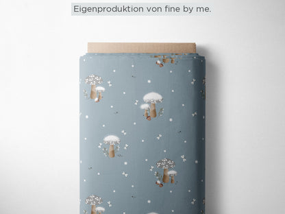 Stoffübersicht „First Snow blue“