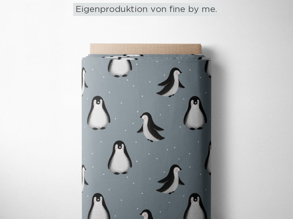 Stoffübersicht „Little Penguins steel“
