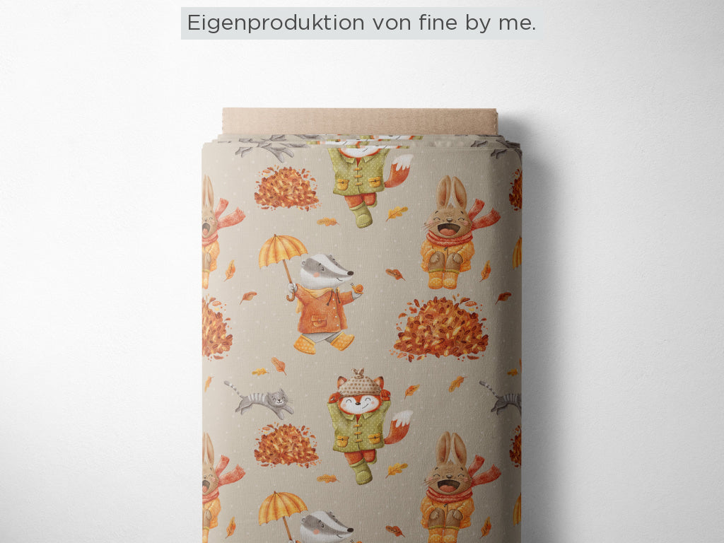Stoffübersicht „Herbstvergnügen beige"