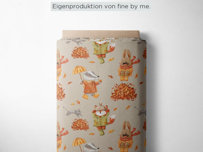 Stoffübersicht „Herbstvergnügen beige"