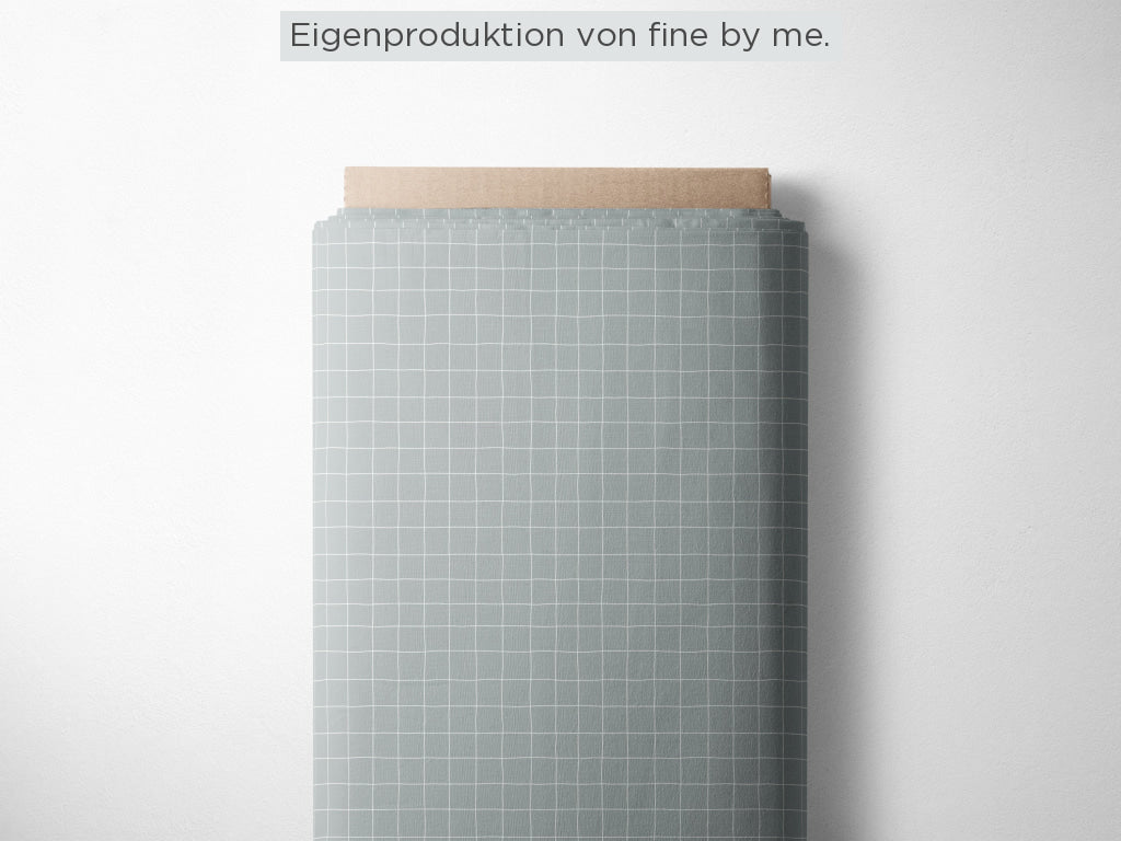 Stoffübersicht „Grid jade“