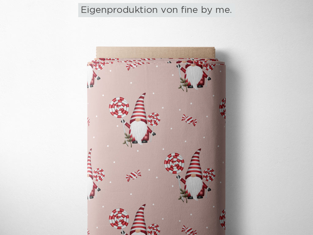 Stoffübersicht „Winterwichtel rosa"
