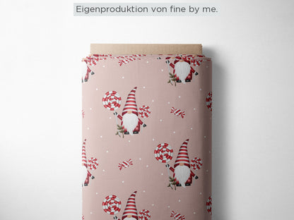Stoffübersicht „Winterwichtel rosa"