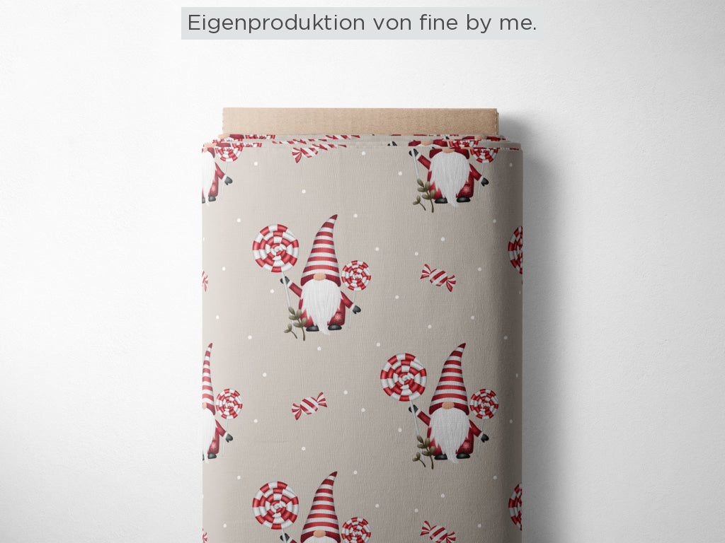 Stoffübersicht „Winterwichtel beige"