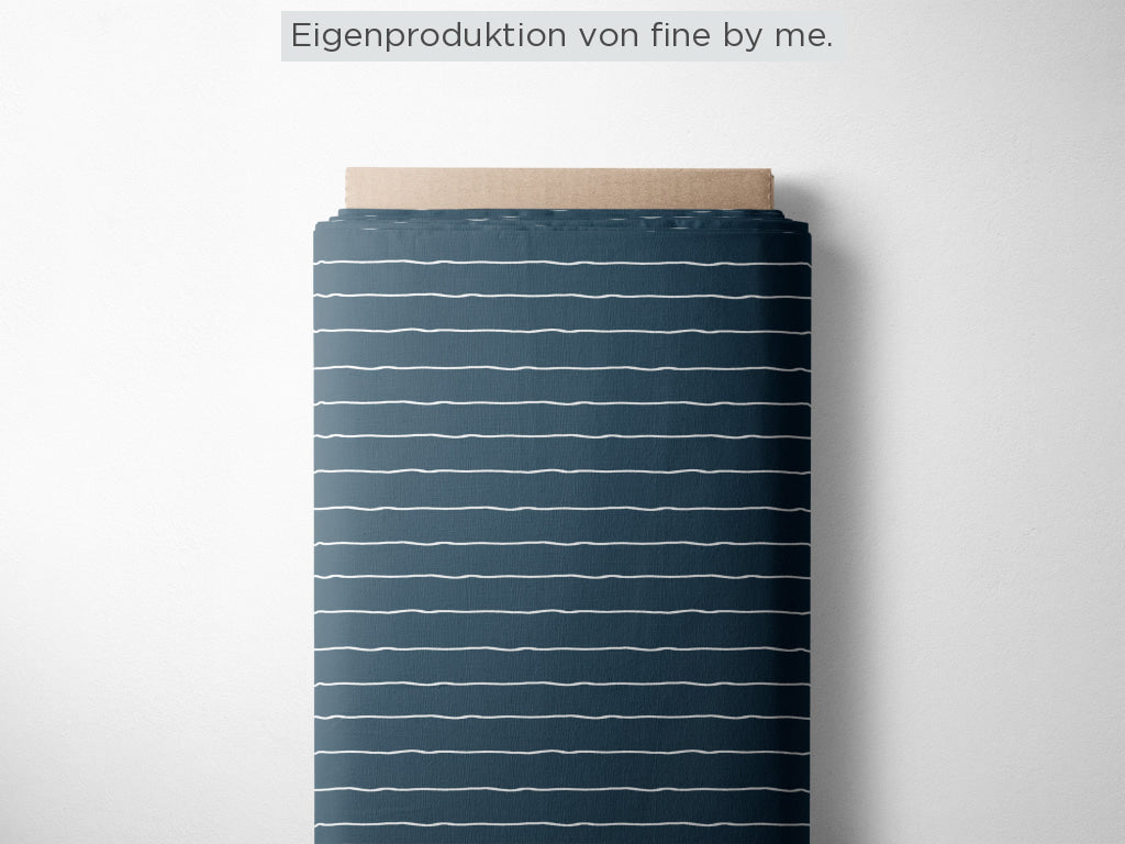 Stoffübersicht „Stripes navy“