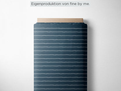 Stoffübersicht „Stripes navy“