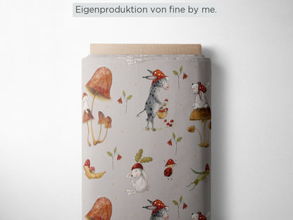 Stoffübersicht „Eda & Mo suchen Pilze“
