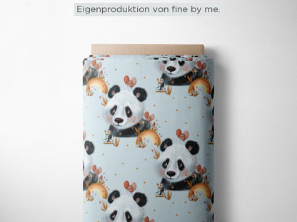 Stoffübersicht „Panda träumt vom Frühling 1“