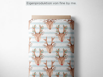 Stoffübersicht „Red Nosed Reindeer"
