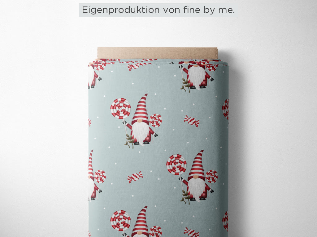 Stoffübersicht „Winterwichtel mint"