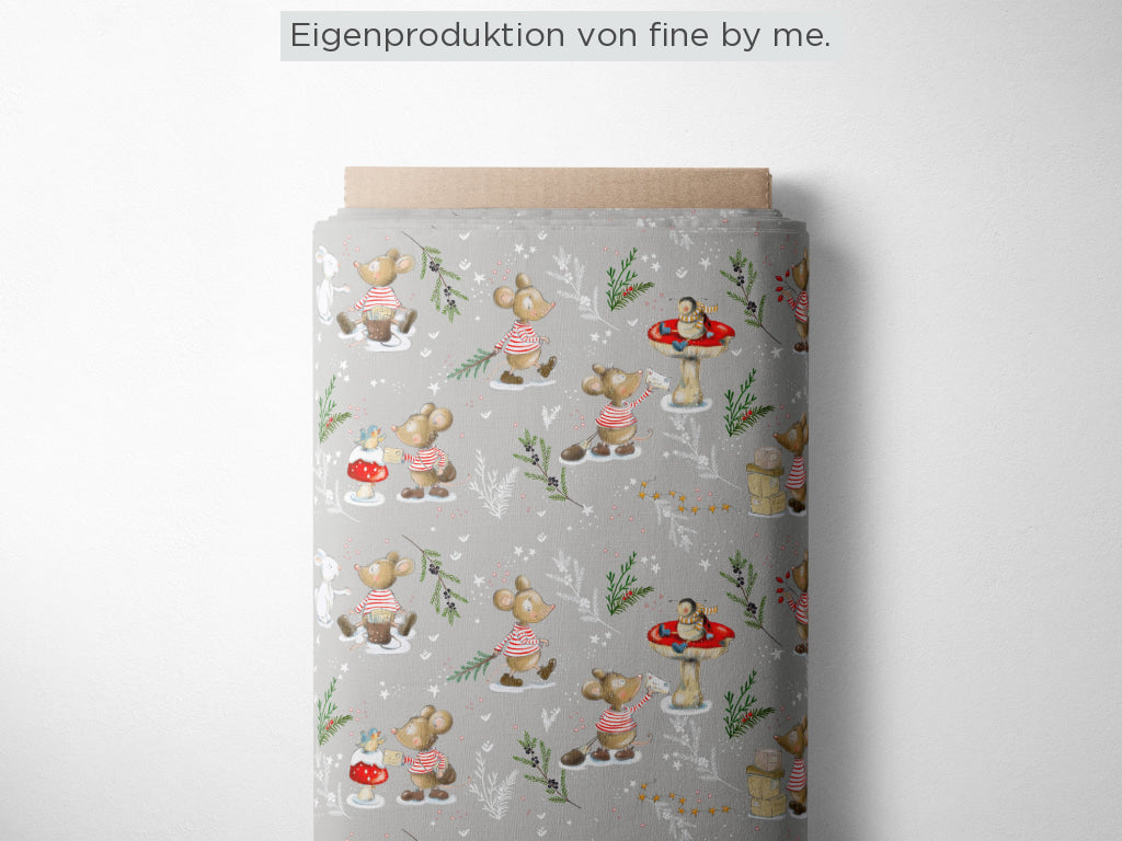 Stoffübersicht „Post von der Weihnachtsmaus"