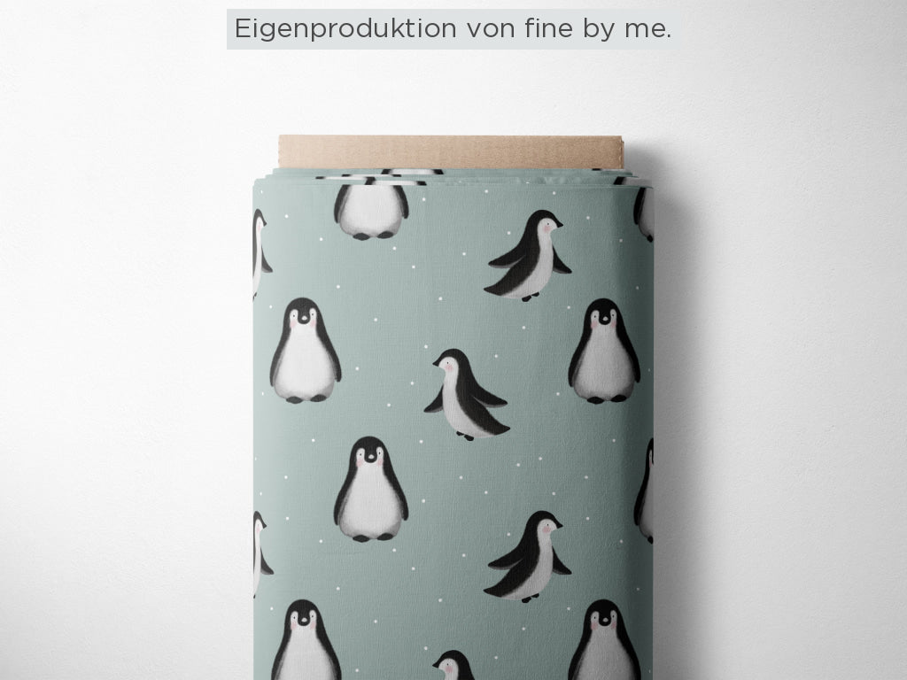 Stoffübersicht „Little Penguins mint“