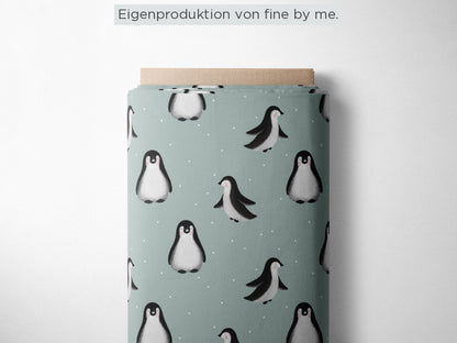 Stoffübersicht „Little Penguins mint“
