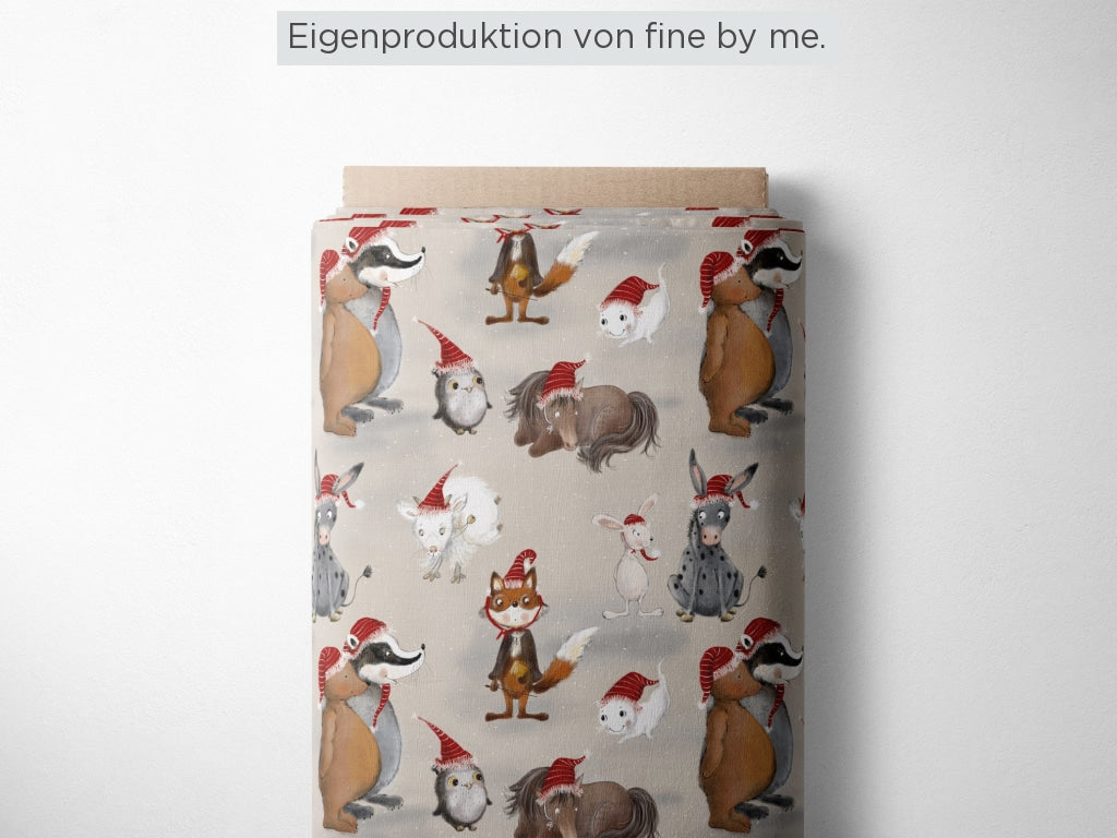 Stoffübersicht „Eda & Mo feiern Weihnachten"