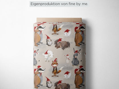 Stoffübersicht „Eda & Mo feiern Weihnachten"