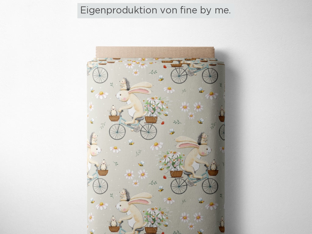 Stoffübersicht „Auf in den Frühling beige“