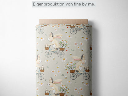 Stoffübersicht „Auf in den Frühling beige“