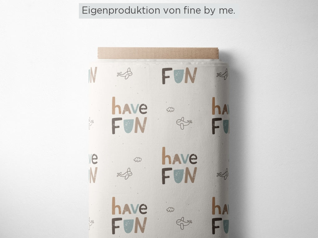 Stoffübersicht „Have Fun“