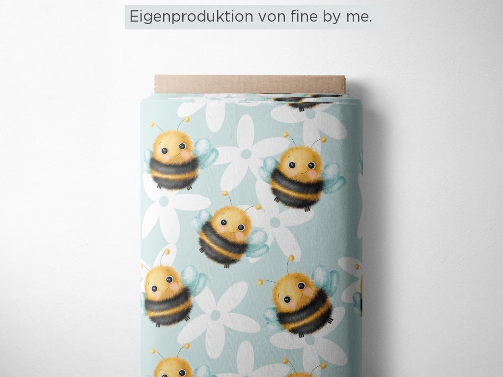 Stoffübersicht „Pummel Hummel mint“