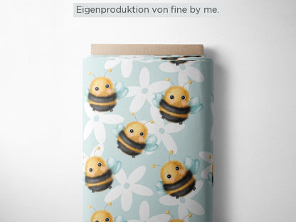 Stoffübersicht „Pummel Hummel mint“