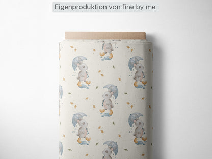 Stoffübersicht „Bunny in the Rain"
