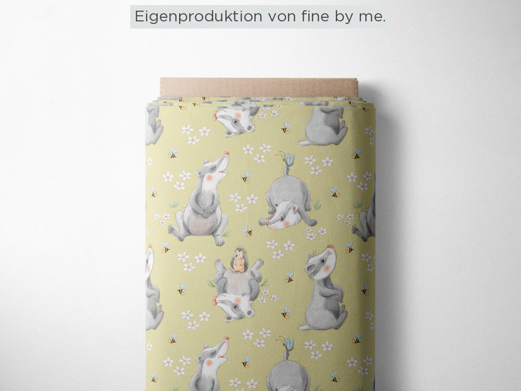 Stoffübersicht „Frühlingsdachs“