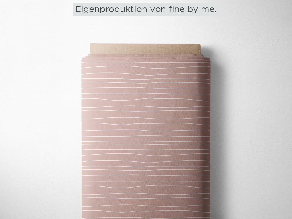 Stoffübersicht „Lines blush“