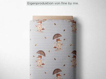 Stoffübersicht „Fox in the rain“