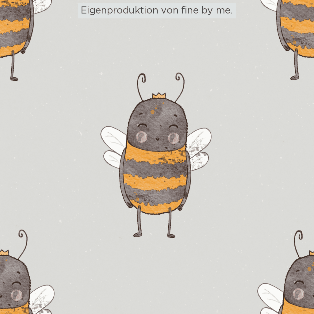 Stoffübersicht „Bienenkönigin“