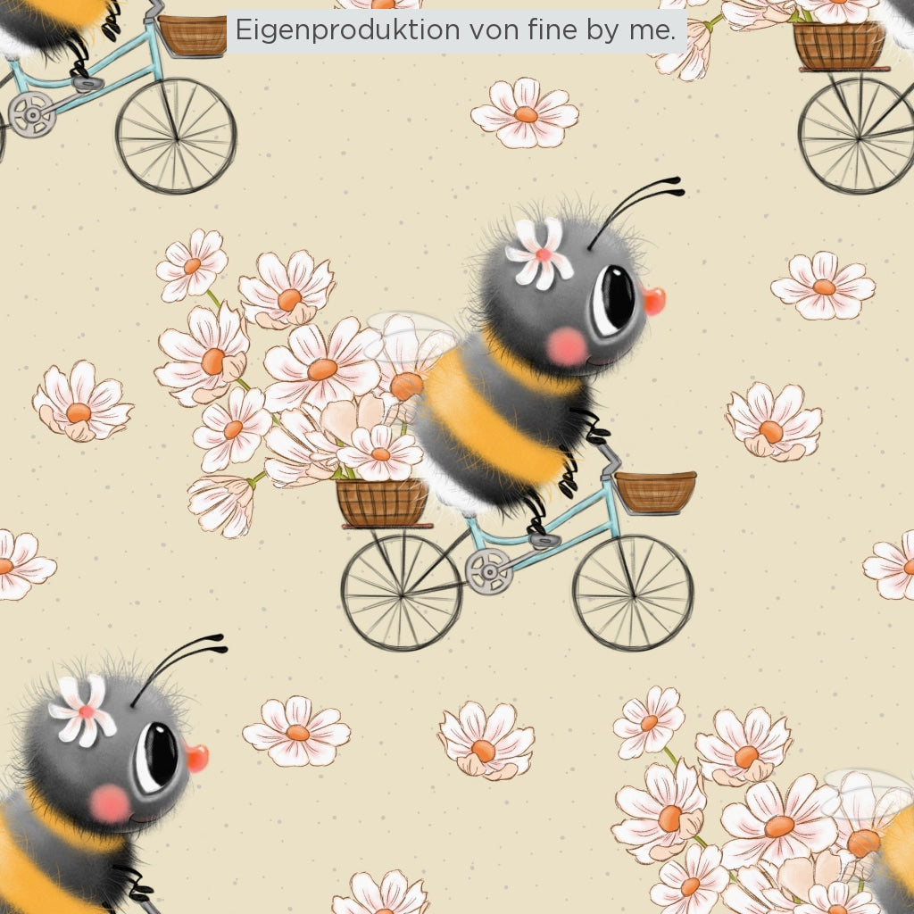 Stoffübersicht „Bumblebee's Bike Trip“