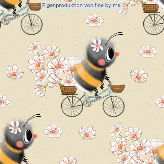 Stoffübersicht „Bumblebee's Bike Trip“